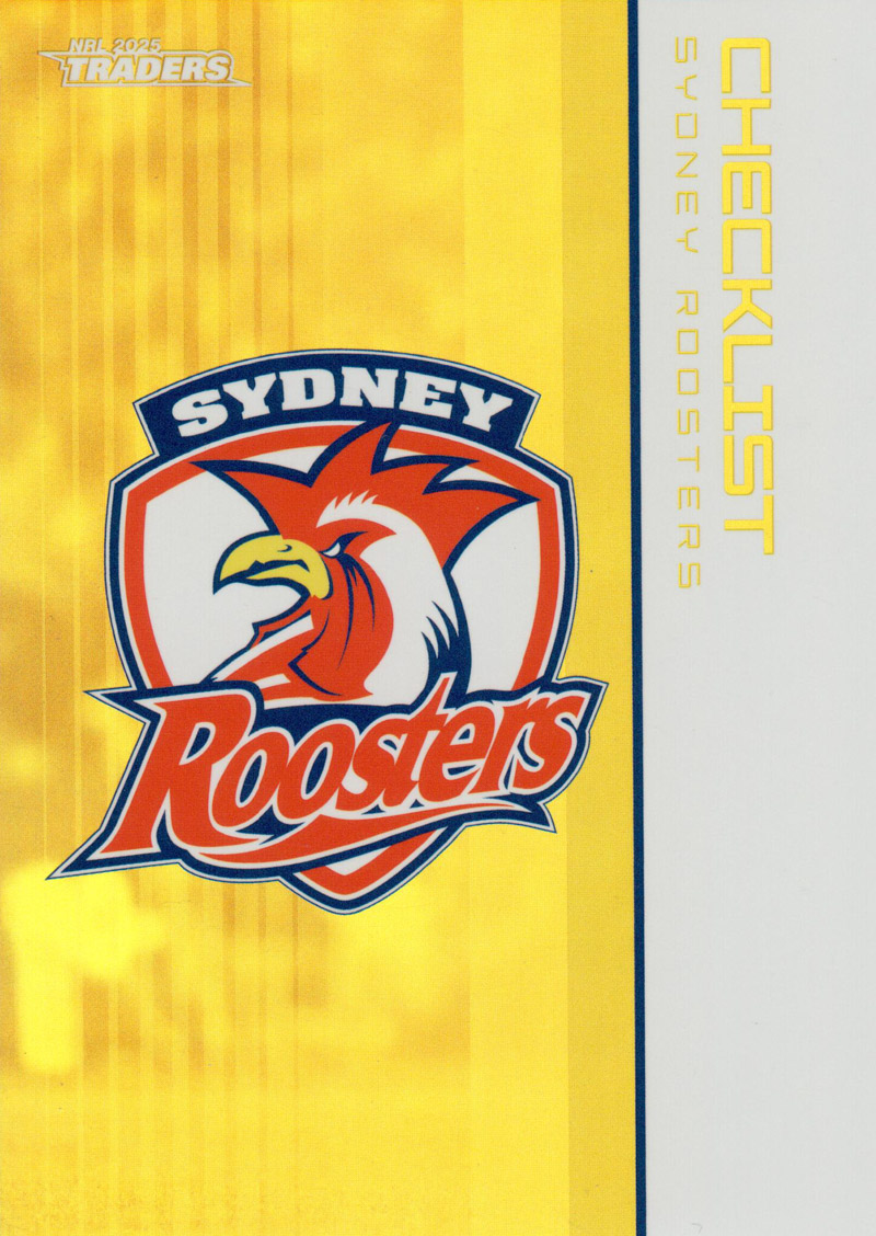 Roosters Checklist