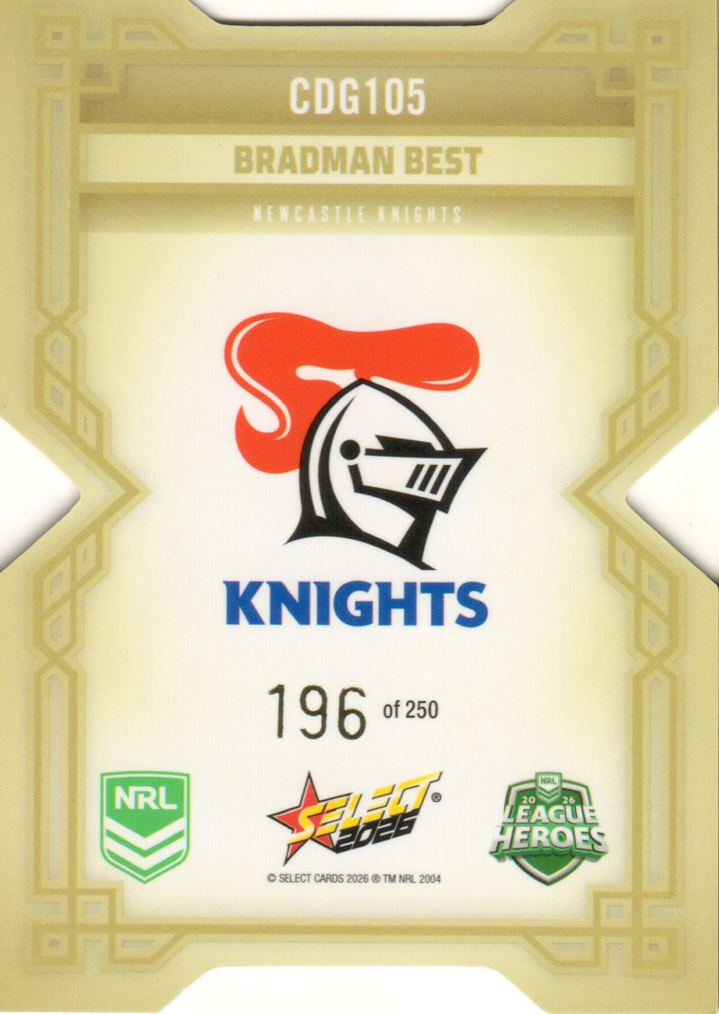 Bradman Best back