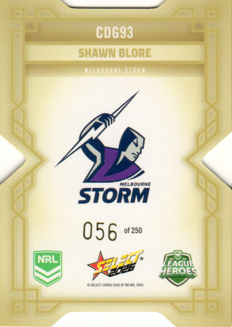 Shawn Blore back