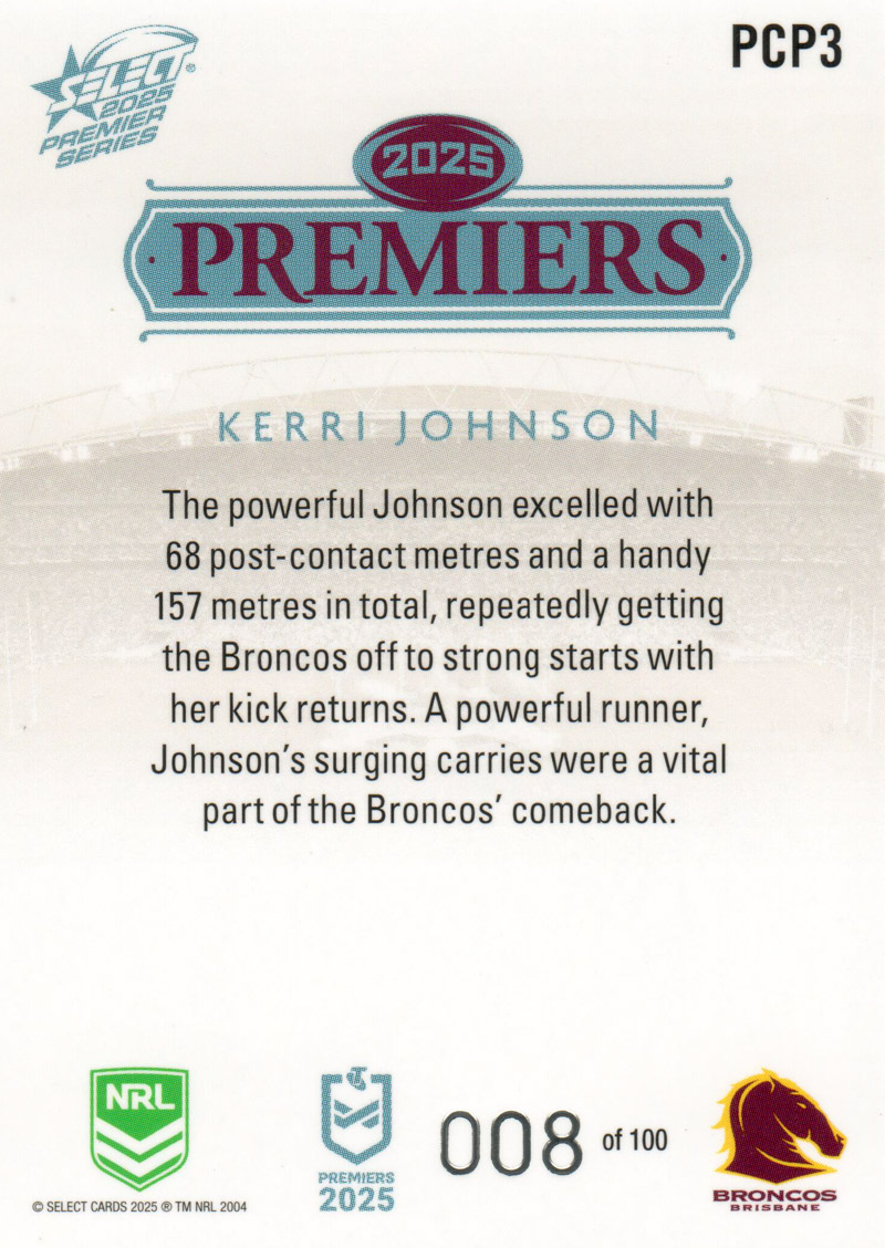 Kerri Johnson back