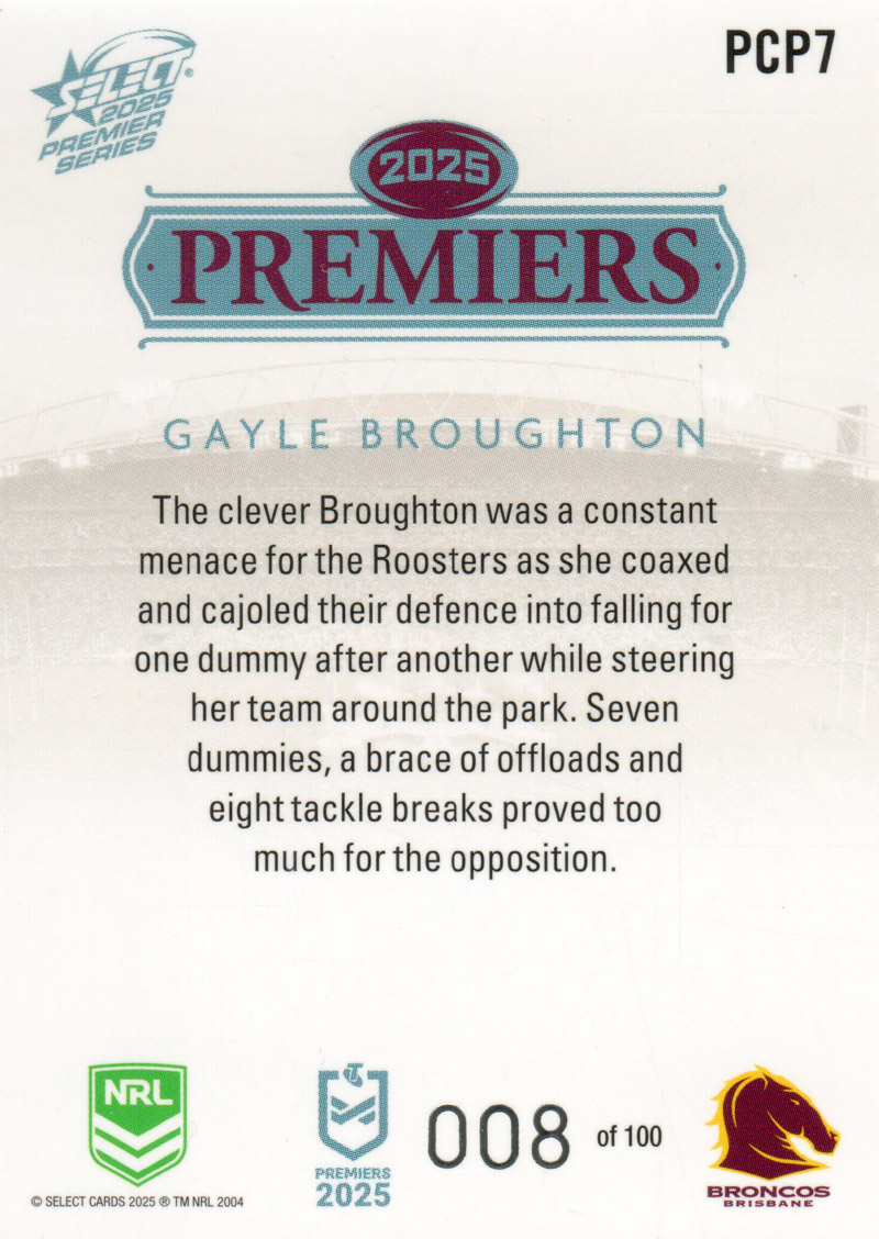 Gayle Broughton back
