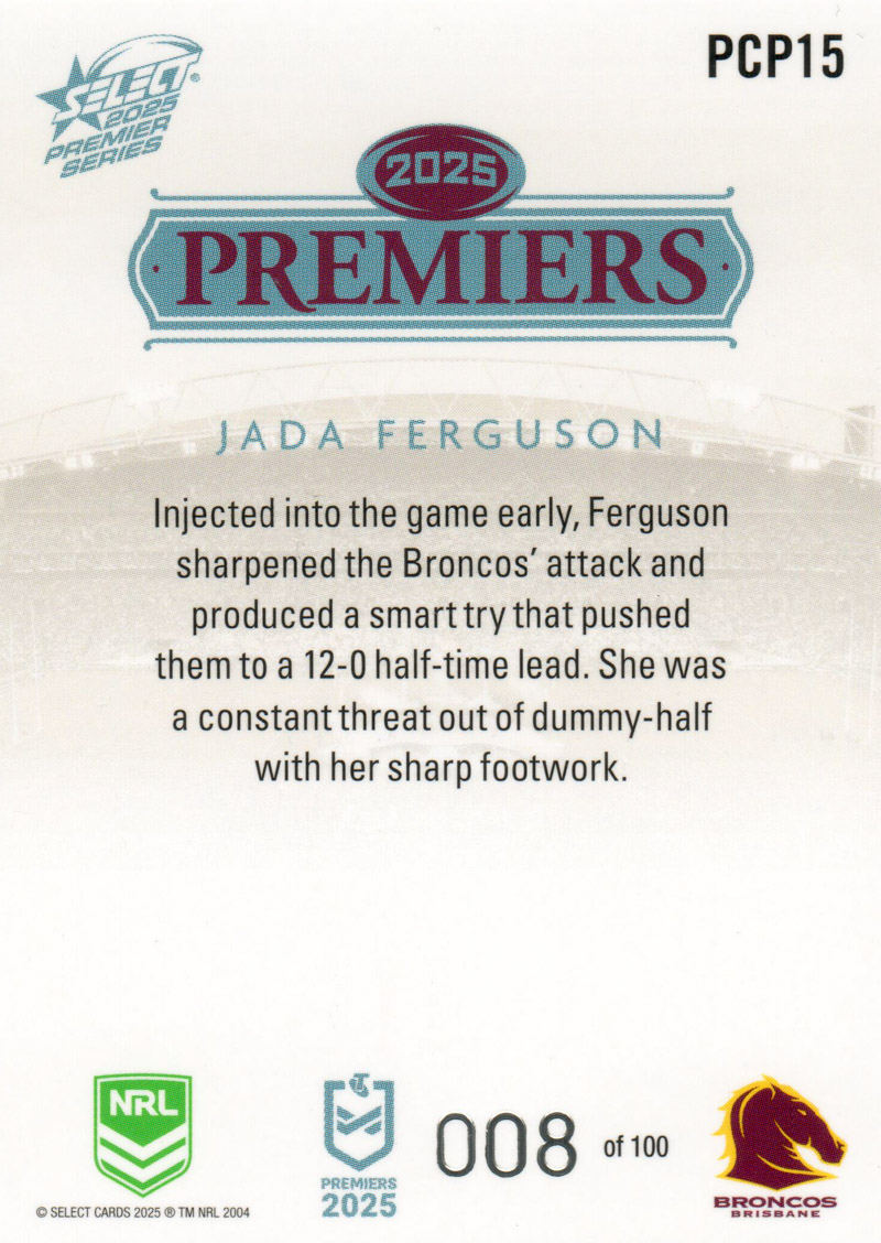 Jada Ferguson back