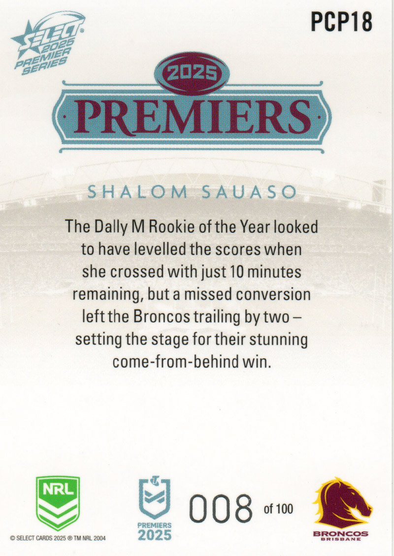 Shalom Sauaso back