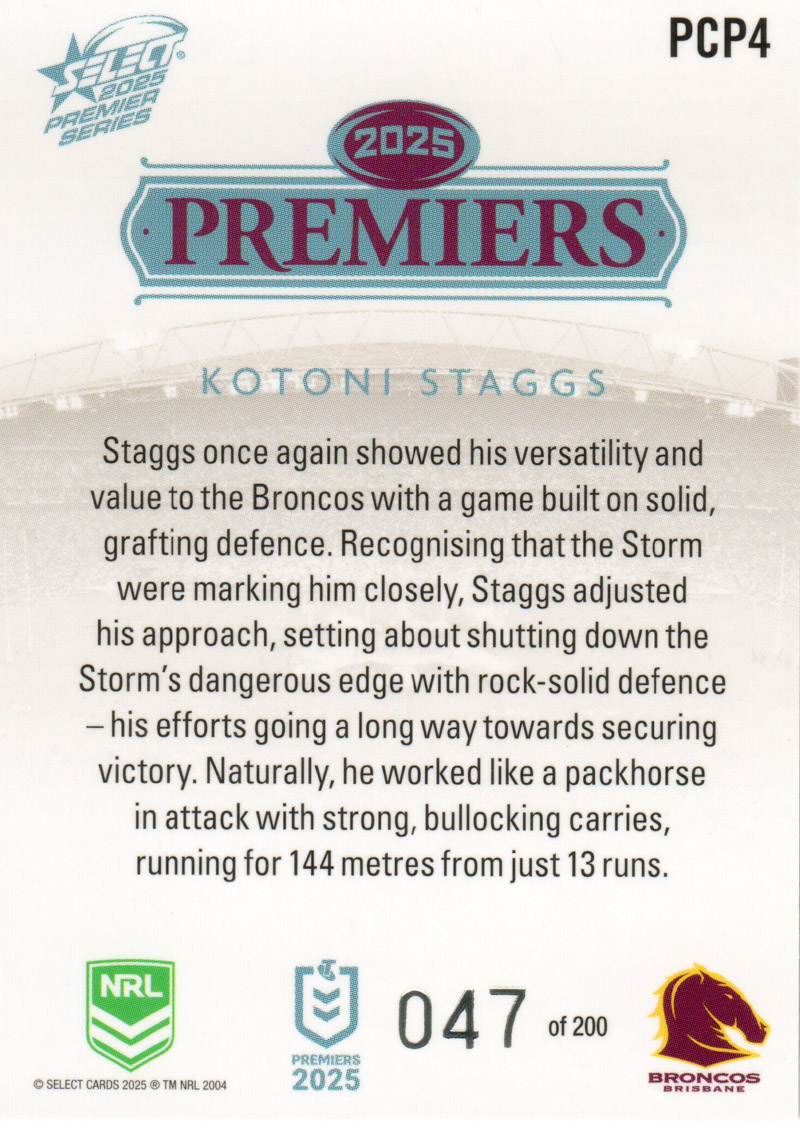 Kotoni Staggs back