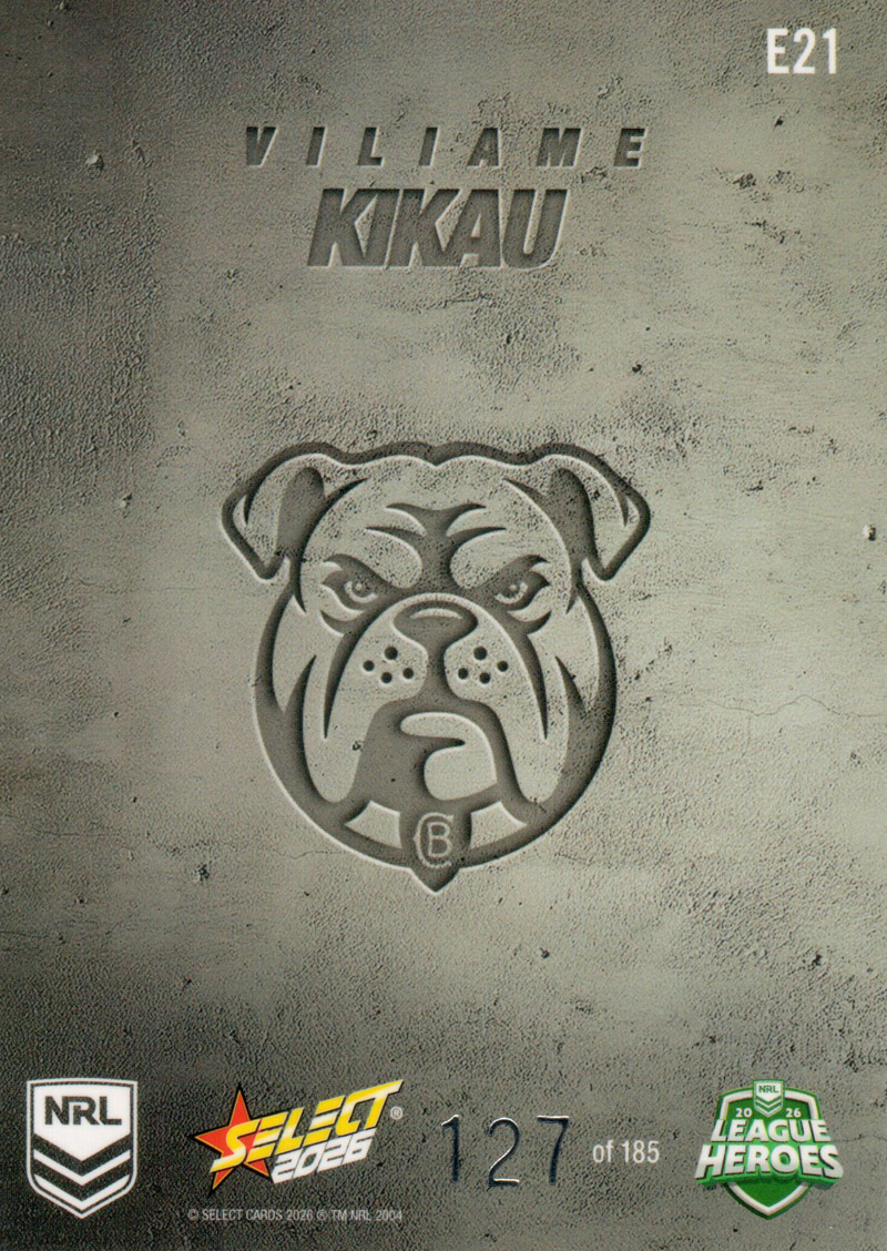 Viliame Kikau back
