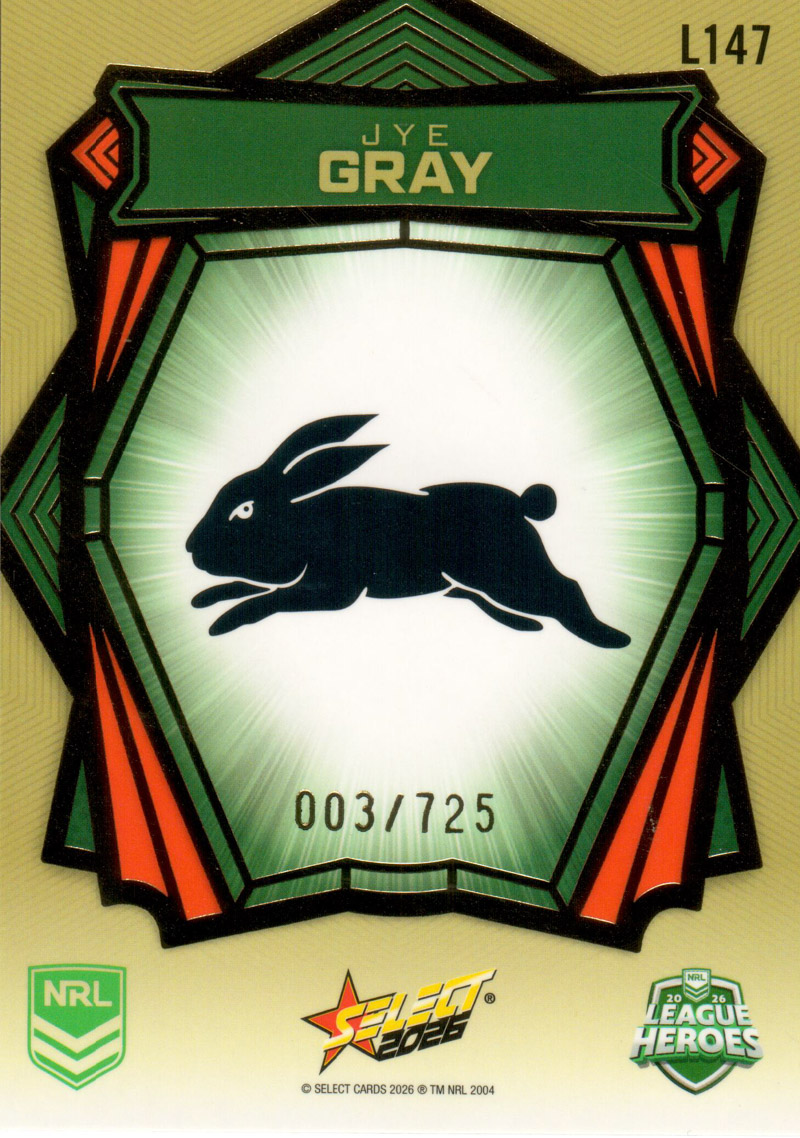 Jye Gray back