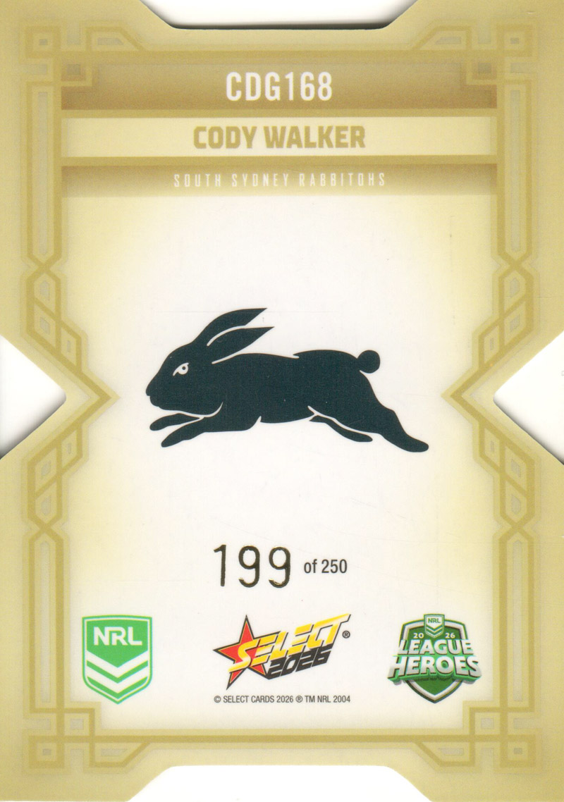 Cody Walker back